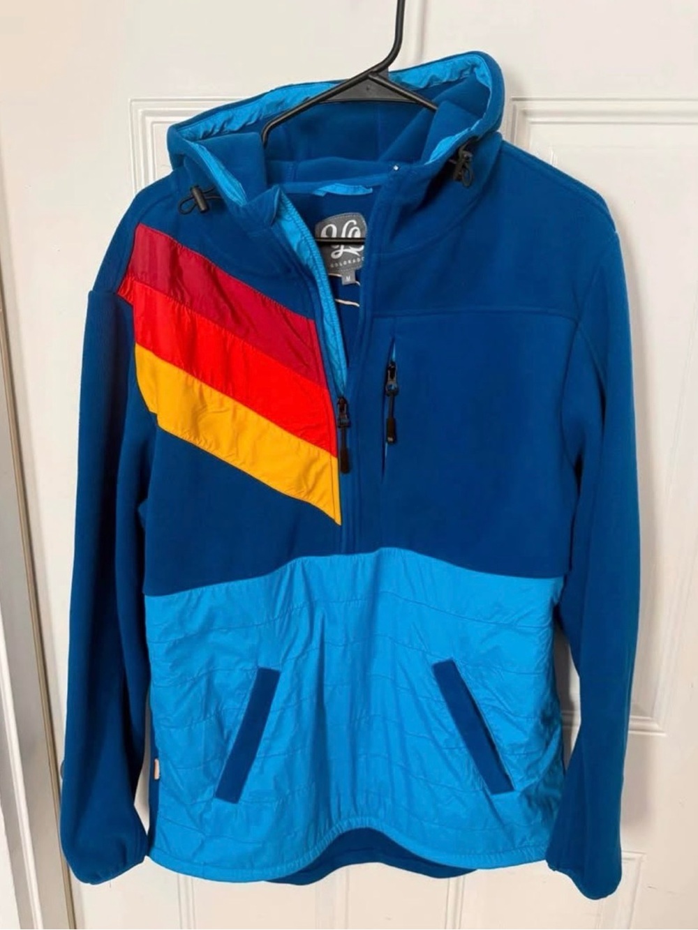 YoColorado men’s full zip fleece jacket with hood